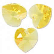 Coeurs PureCrystal 6202 10,3x10 mm Light Topaz  x6|raw }}