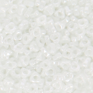 Spacer Triangle Miyuki 2.8x1.3 mm SPTR28-0420 - White Pearl Ceylon x10g