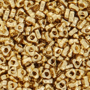 Spacer Triangle Miyuki 2.8x1.3 mm SPTR28-0193 - 24kt Gold Light Plated x5g