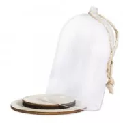 Cloche en plastique avec socle à garnir pour la deco 6x9 cm Transparente x1