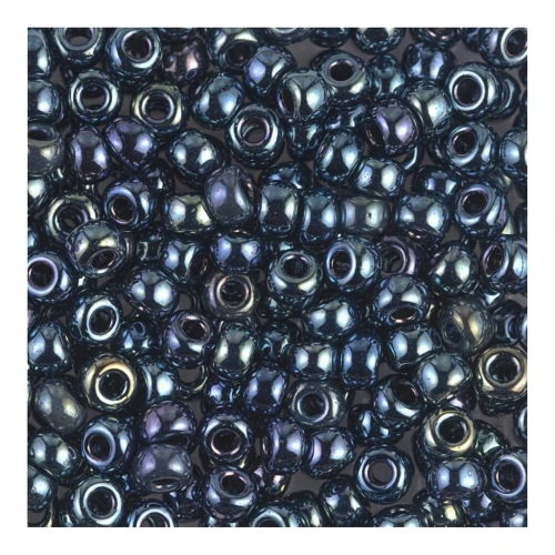 Rocaille Miyuki 8/0 456 - Gunmetal Iris x8g