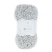 Creative Bubble - Fil à crocheter pour éponge tawashi Argent métallisé x50g