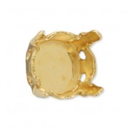 Serti griffe dos fermé pour cabochon PureCrystal 1028/1088/1122 8 mm - Doré x1