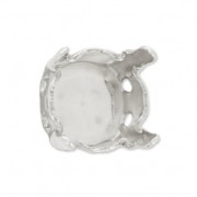 Serti griffe dos fermé pour cabochon PureCrystal 1028/1088/1122 8 mm - Argenté x1|raw }}