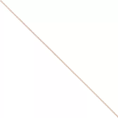 Chaîne maille Forçat 1 mm en Rose Gold filled (or laminé)  x 1 m