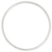 Anneau de montage et tissage rond 40 mm Argent 925|raw }}