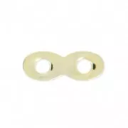 Intercalaire infini en laiton 13.75 mm light gold HQ x1