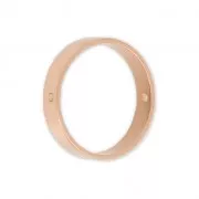 Anneau percé en laiton pour création de bijoux fantaisie 20 mm doré rose HQ x1