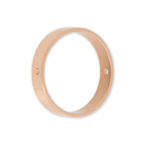 Anneau percé en laiton pour création de bijoux fantaisie 20 mm doré rose HQ x1