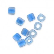 Cubes Miyuki 1.8 mm SB18-0238 - Crystal Lined Blue x10g|raw }}