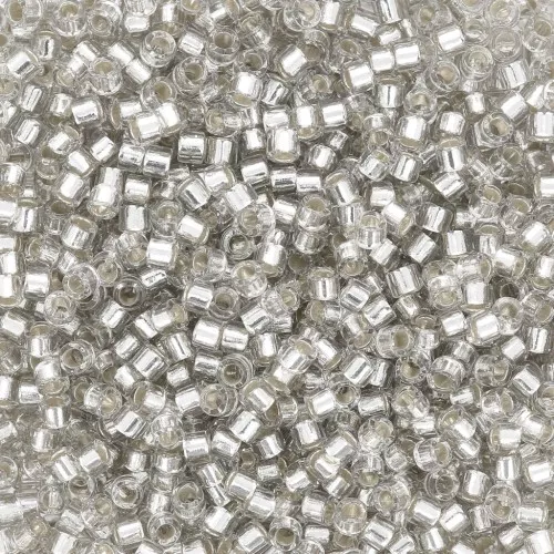 Miyuki Delica 11/0 DB1211 - Silver Lined Gray Mist x8g