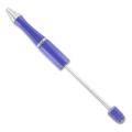 Stylo à décorer en métal Bleu