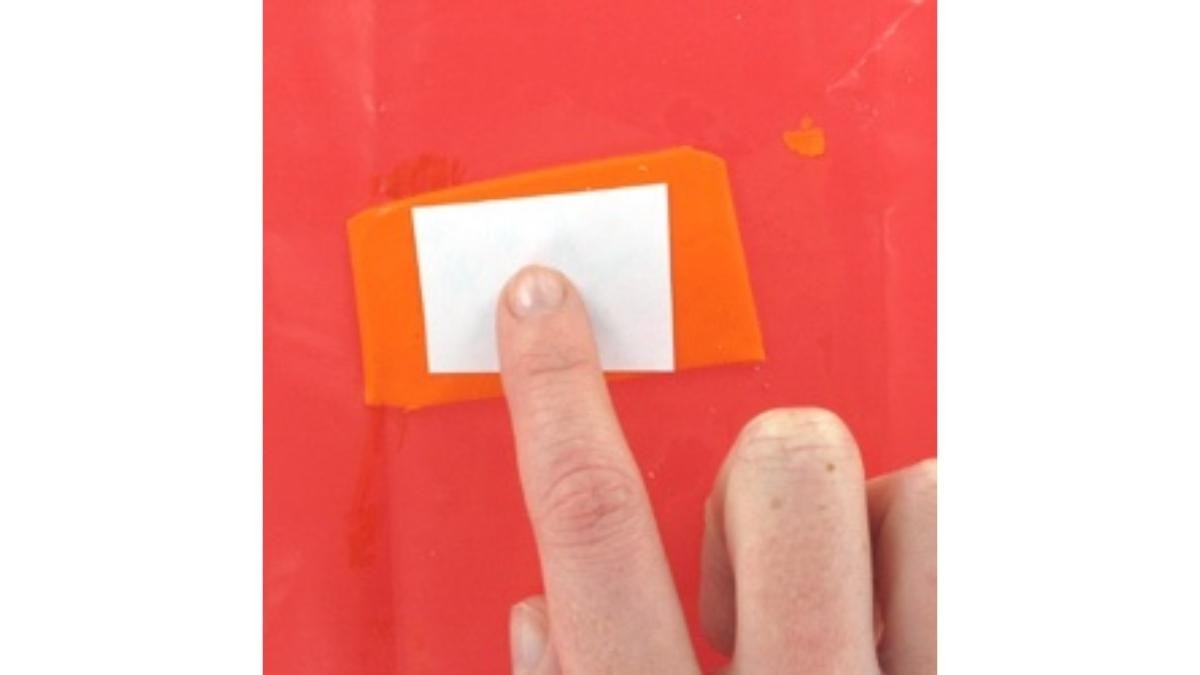 Utiliser un transfert sur des créations en pâte polymère : Etape 1