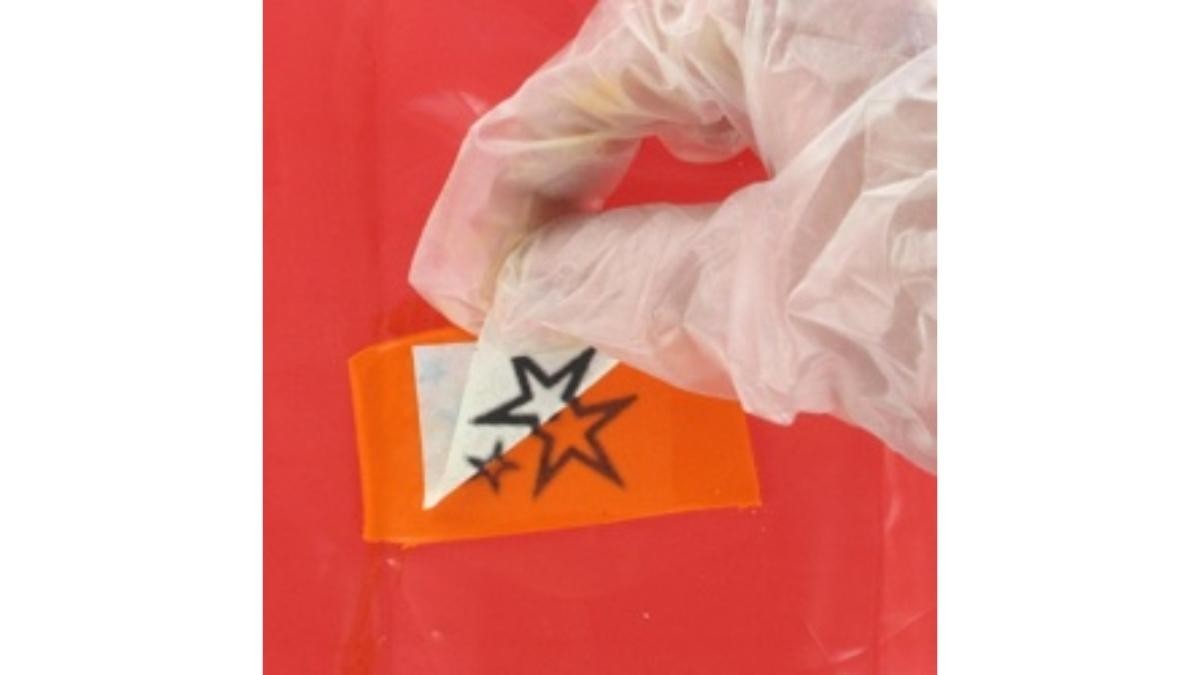 Utiliser un transfert sur des créations en pâte polymère : Etape 4