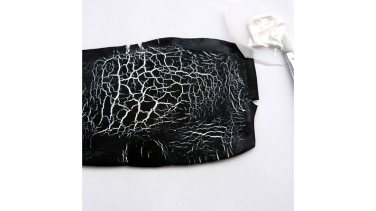 Apprendre à créer un effet marbre noir en polymère : Etape 3