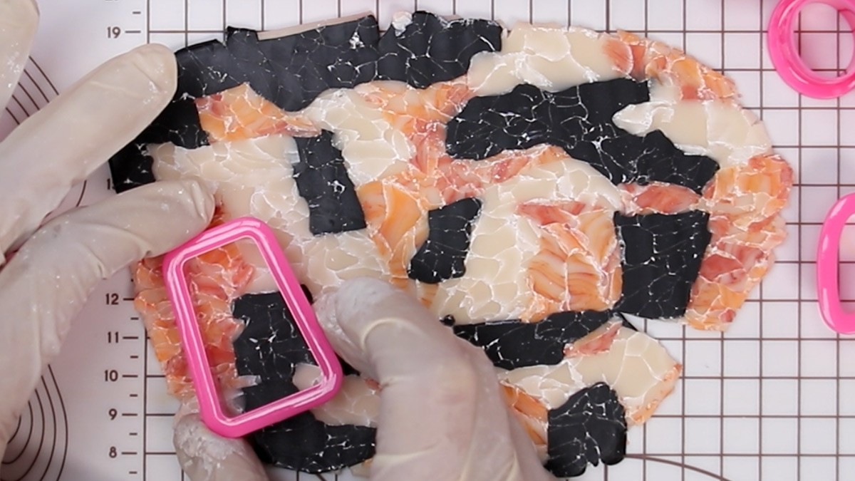 Apprendre à créer un effet marbré en polymère