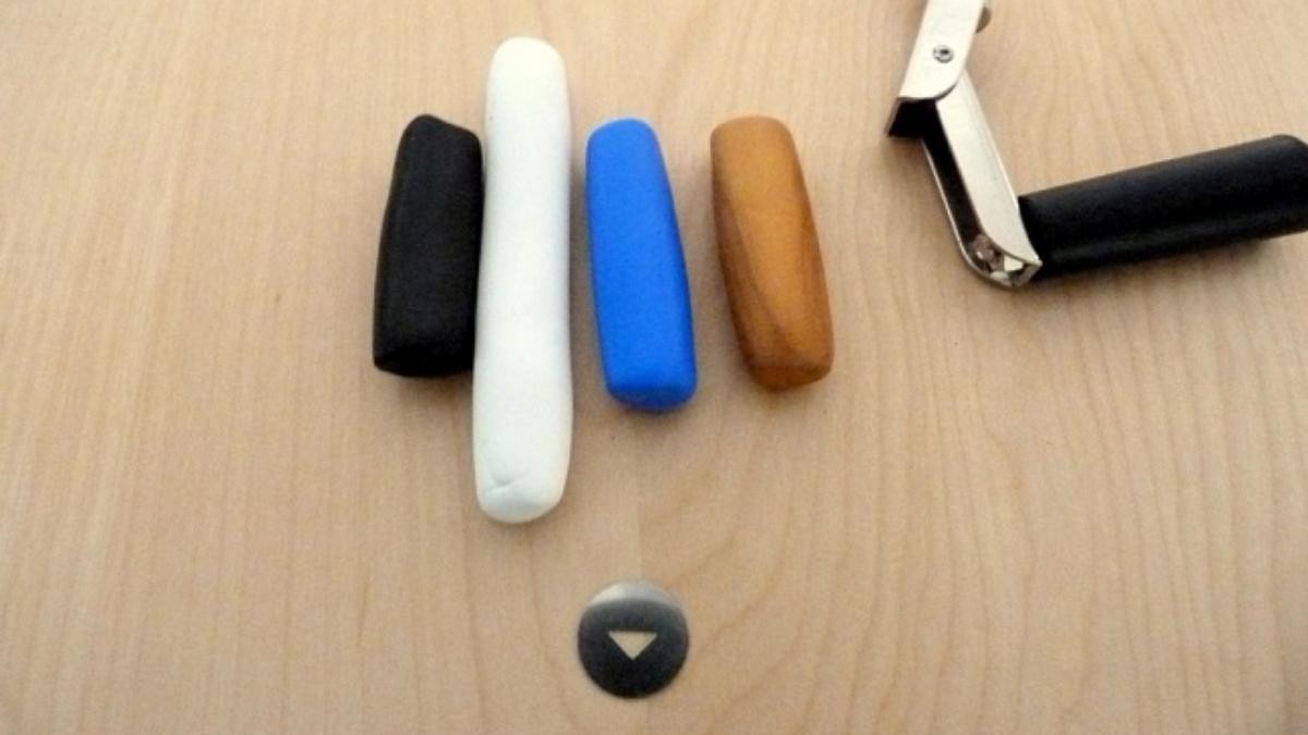 Comment réaliser une cane géométrique avec de la pâte polymère ? : Etape 1