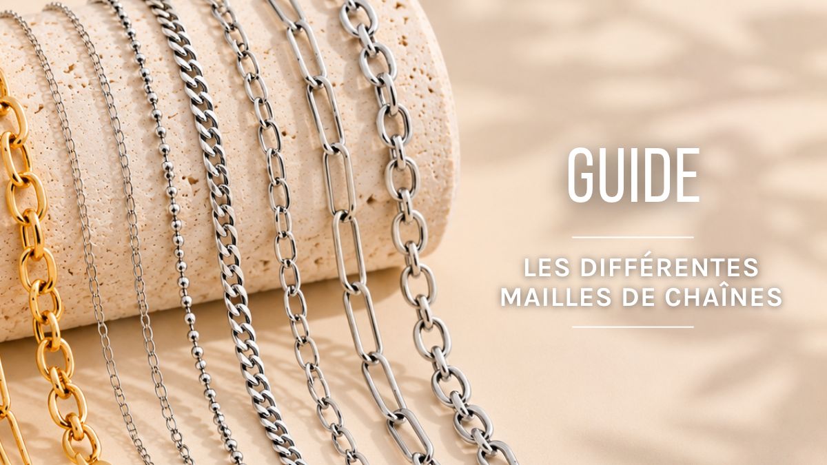 Quelle maille de chaîne choisir ? Guide des mailles en bijouterie Quelle maille de chaîne choisir ? Guide des mailles en bijouterie