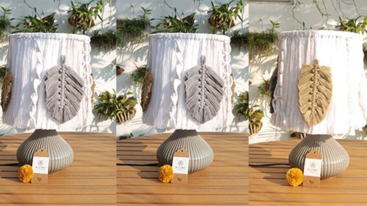 Comment faire tenir une plume en macramé