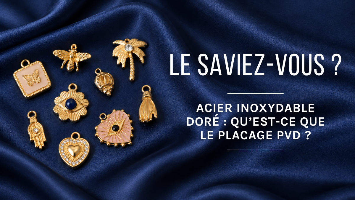 Traitement en PVD pour l'acier inoxydable doré