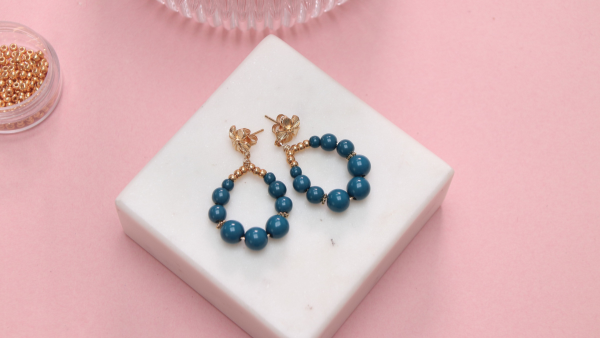 Leçon 2 : Comment fabriquer des boucles d'oreilles en perle ? : Etape 1