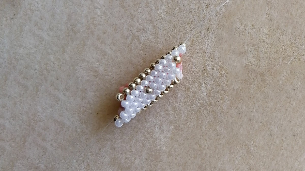 Apprendre la technique du tissage Peytwist : Etape 3