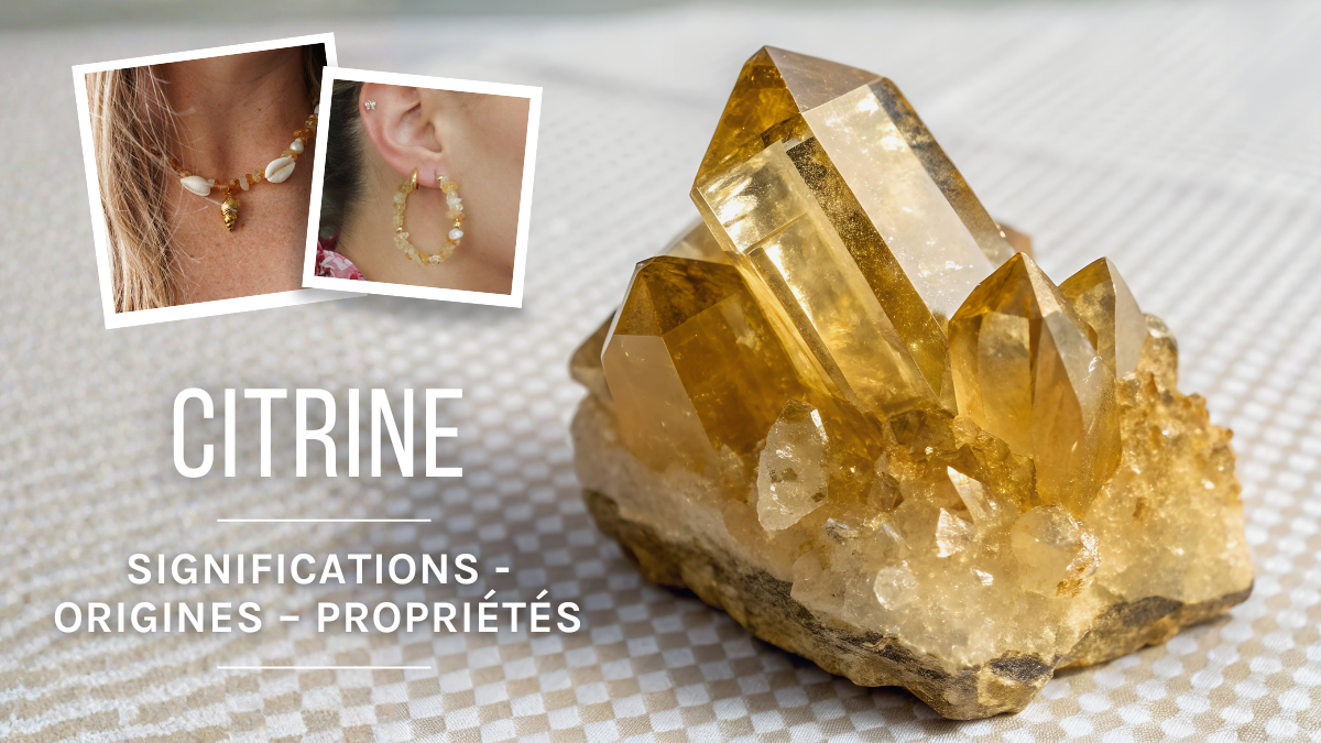 Schéma La Citrine : Origines, propriétés et bienfaits