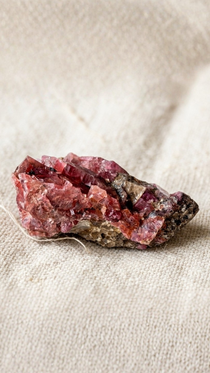 Schéma La Rhodonite : signification, propriétés et vertus