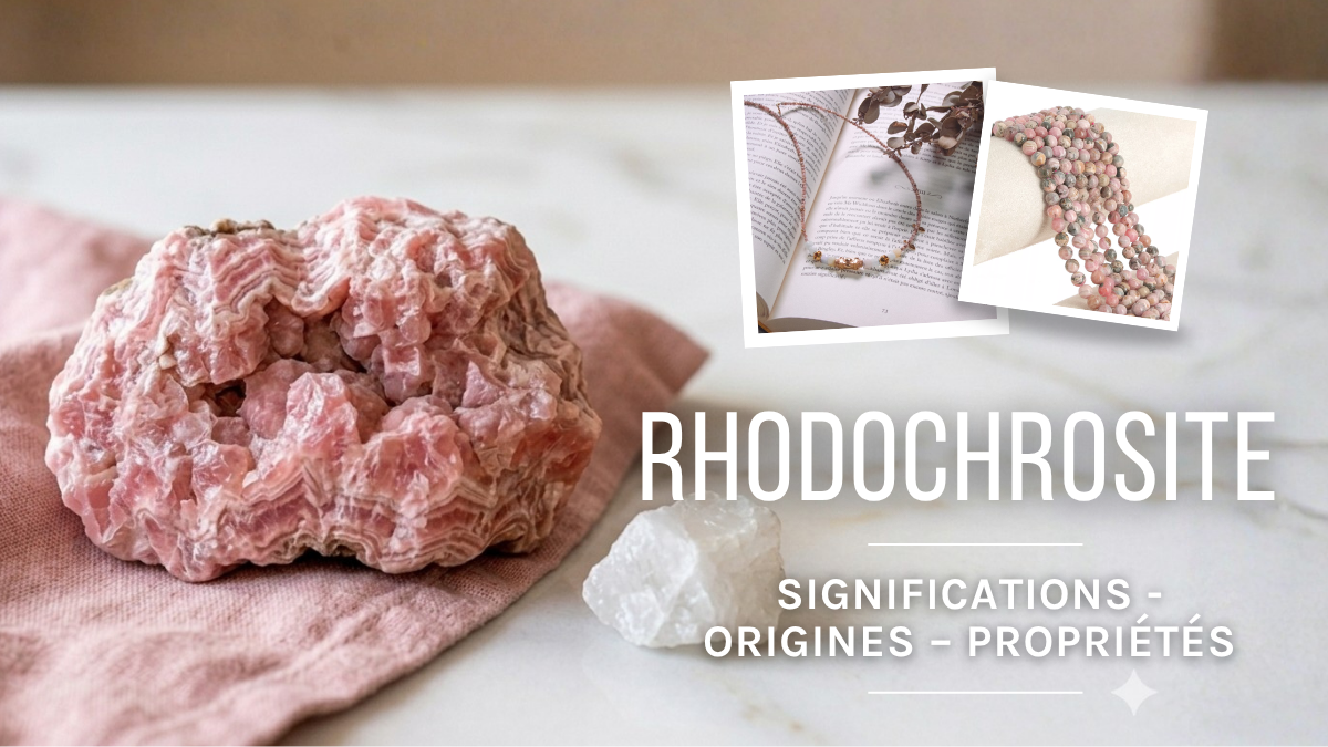 Schéma La Rhodochrosite : propriétés, bienfaits et vertus