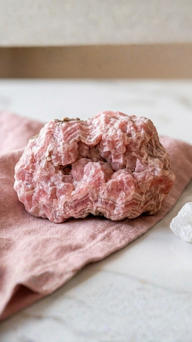 Schéma La Rhodochrosite : propriétés, bienfaits et vertus
