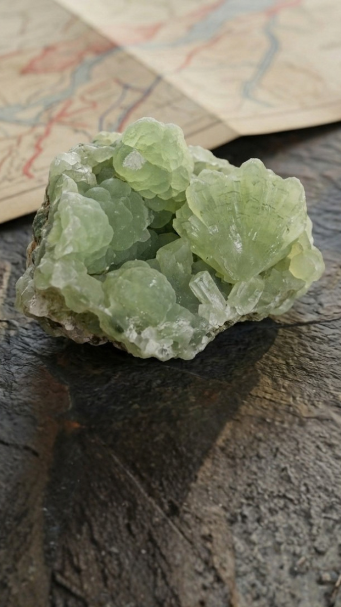Schéma La Prehnite : Signification, Origines et Bienfaits