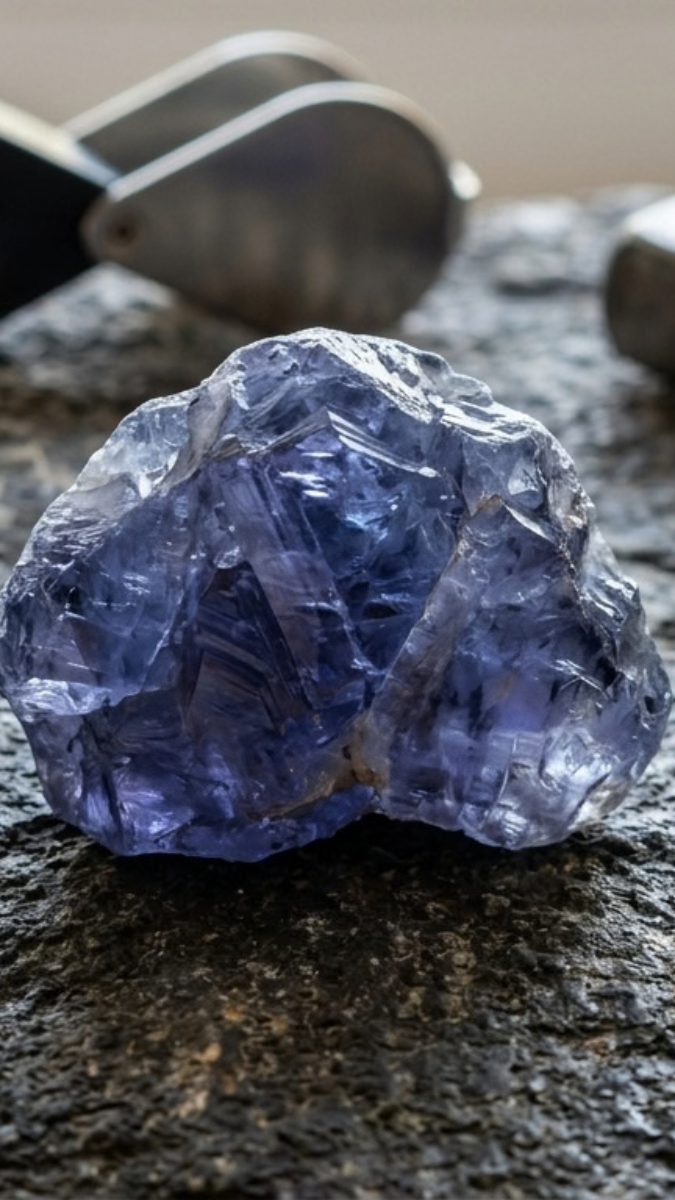 Schéma La Iolite : bienfaits, origines et propriétés