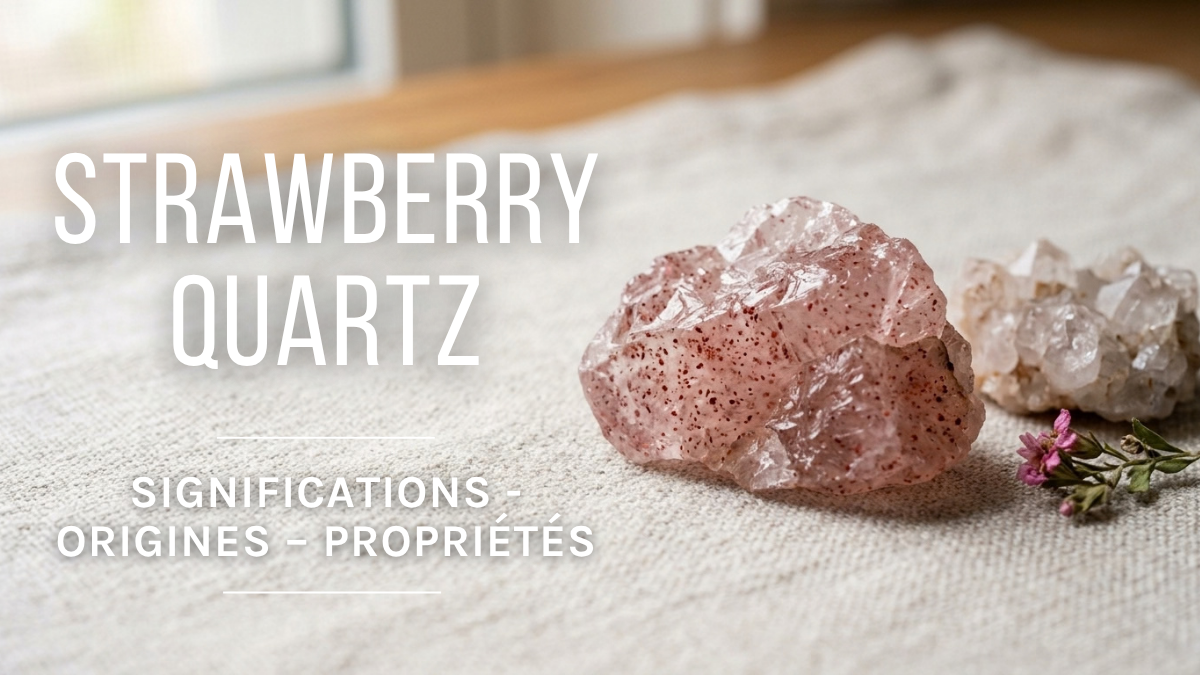Le Strawberry Quartz (ou Quartz Fraise) : bienfaits et propriétés