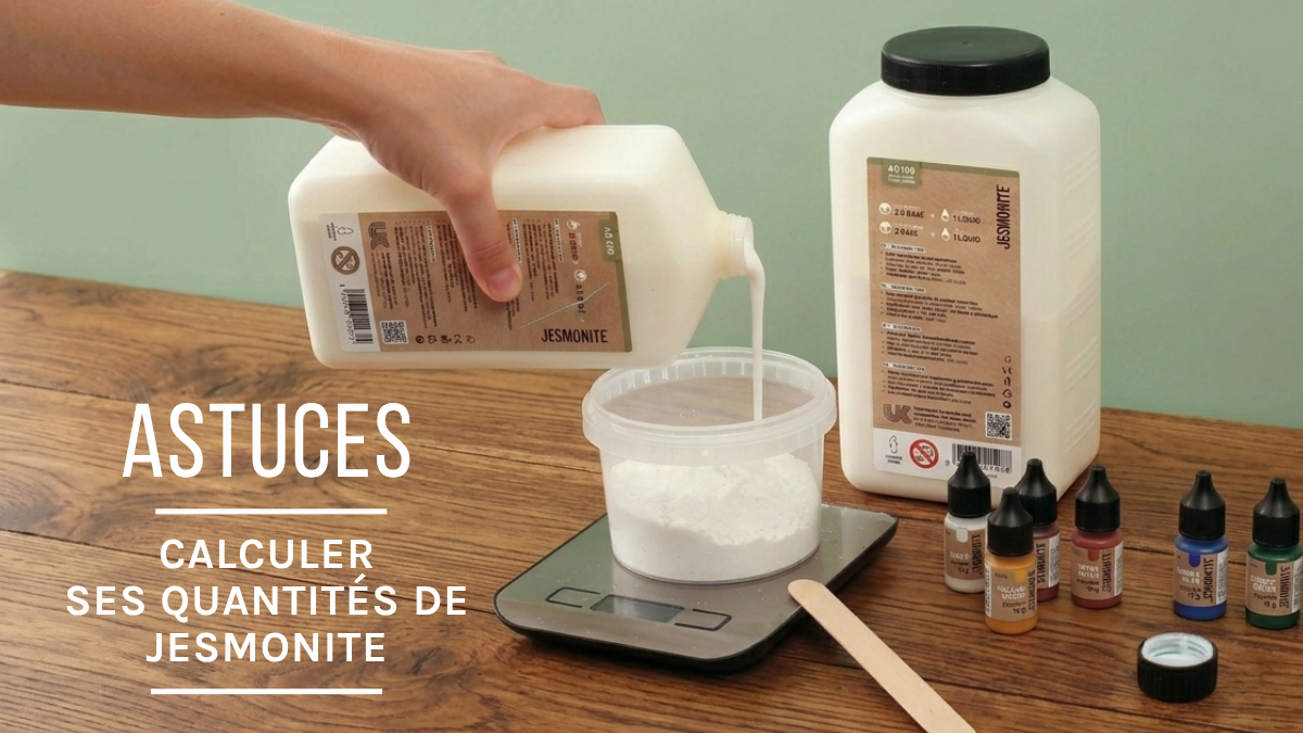 Schéma Calculateur Jesmonite : comment avoir les bonnes quantités ?