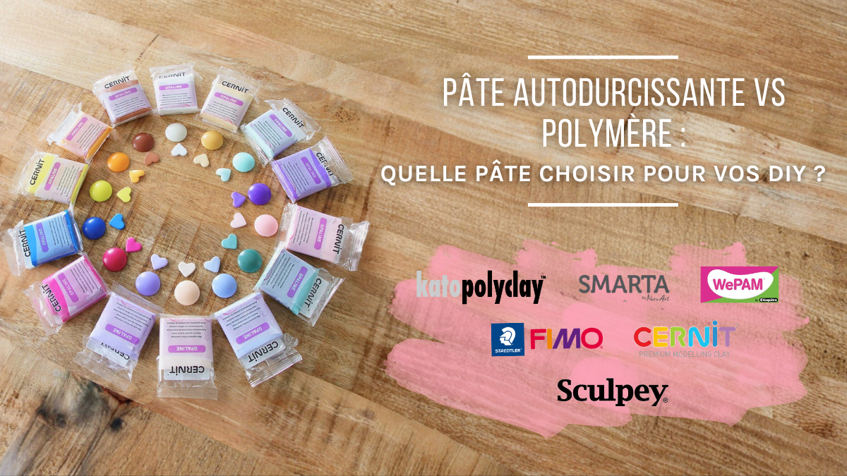 Pâte autodurcissante VS pâte polymère : que choisir ? Pâte autodurcissante VS pâte polymère : que choisir ?