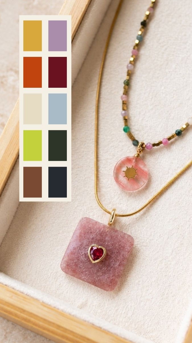 Schéma Couleurs tendance automne-hiver 2027 Schéma Couleurs tendance automne-hiver 2027