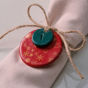 D&eacute;corations en p&acirc;te polym&egrave;re pour guirlandes de No&euml;l