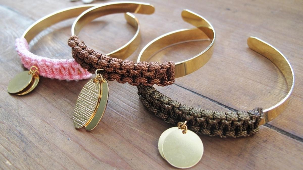 trio de bracelets macrame