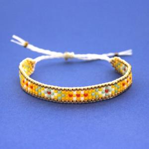 bracelet tiss&eacute; noeud coullant