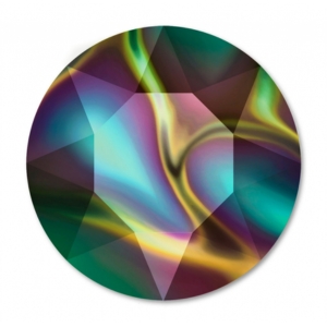 cabochon cristal rainbow dark