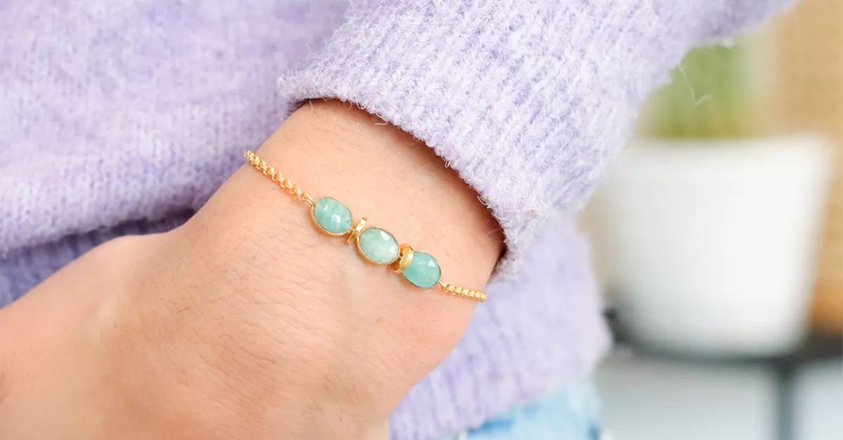bracelet amazonite