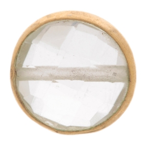 perle sertie cristal de roche