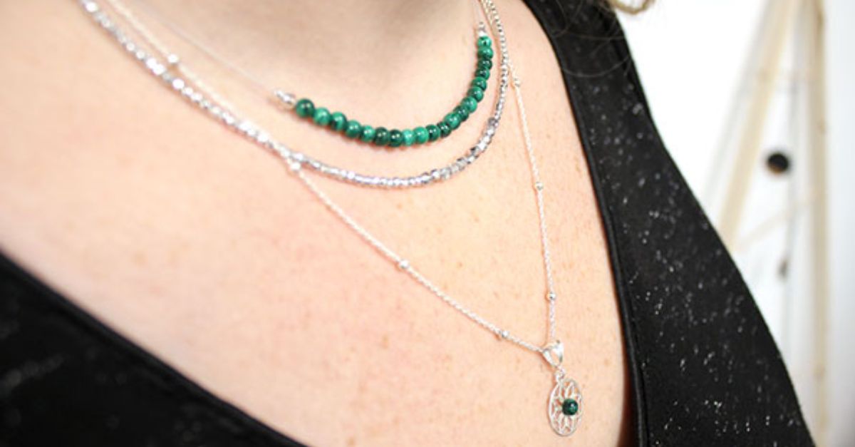 collier malachite
