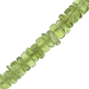 perles heishi peridot