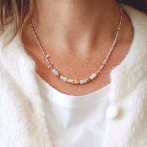 collier rhodochrosite