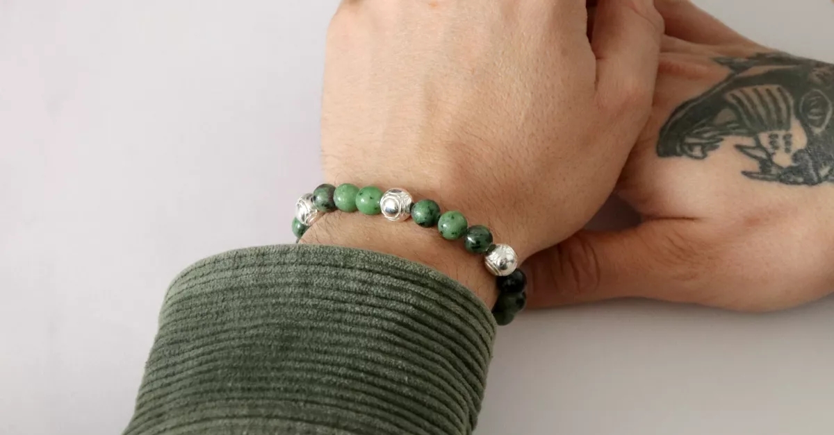 Bracelet rubis zoisite