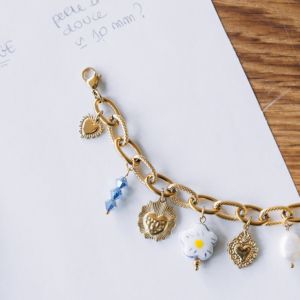 bracelet fermoir mousqueton