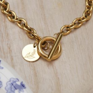 collier fermoir T