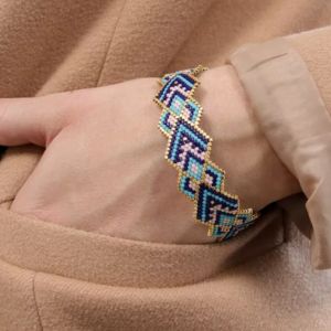 bracelet tissé perles Miyuki