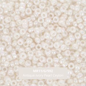 MR11/G/592- Antique Ivory Pearl Ceylon